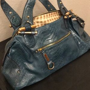 Jessica Simpson teal green handbag.